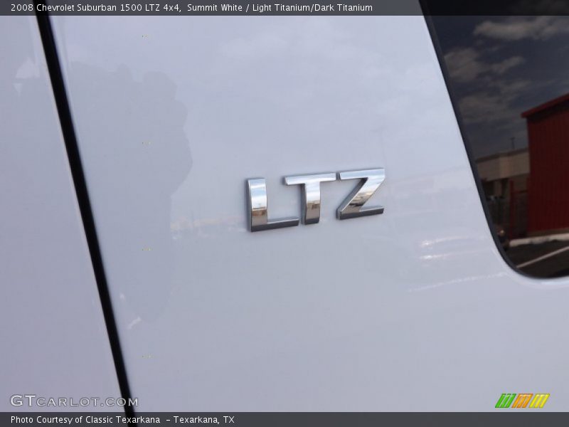 Summit White / Light Titanium/Dark Titanium 2008 Chevrolet Suburban 1500 LTZ 4x4