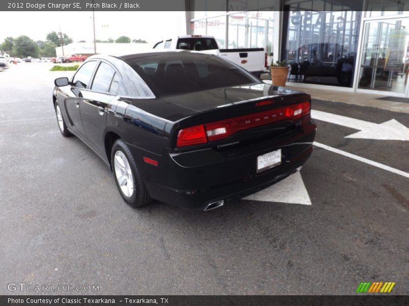 Pitch Black / Black 2012 Dodge Charger SE