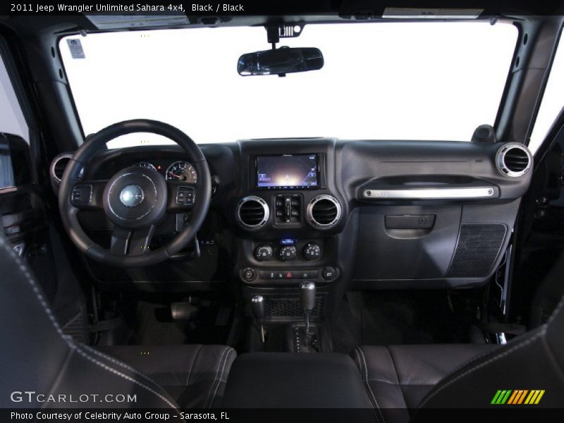 Black / Black 2011 Jeep Wrangler Unlimited Sahara 4x4
