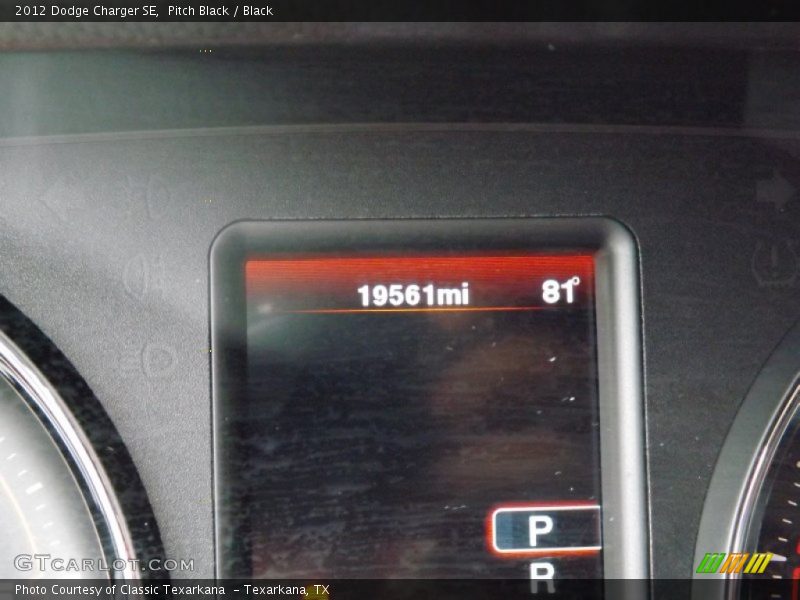 Pitch Black / Black 2012 Dodge Charger SE