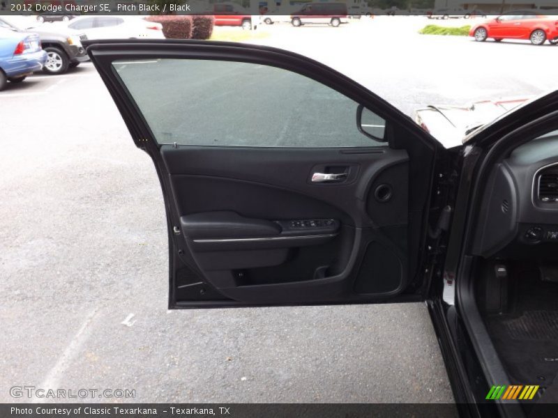 Pitch Black / Black 2012 Dodge Charger SE