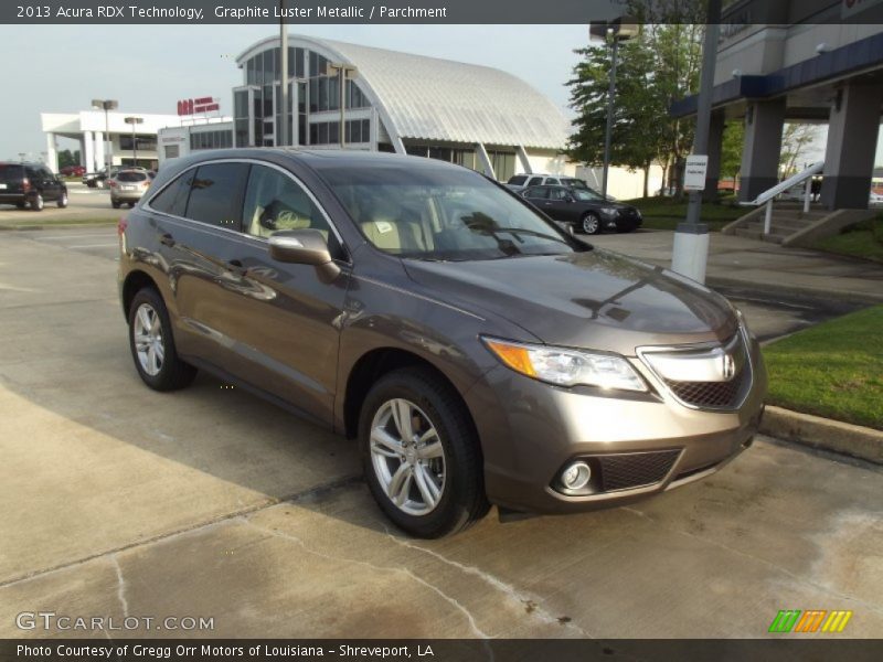 Graphite Luster Metallic / Parchment 2013 Acura RDX Technology