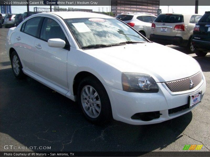 Dover White Pearl / Medium Gray 2010 Mitsubishi Galant FE