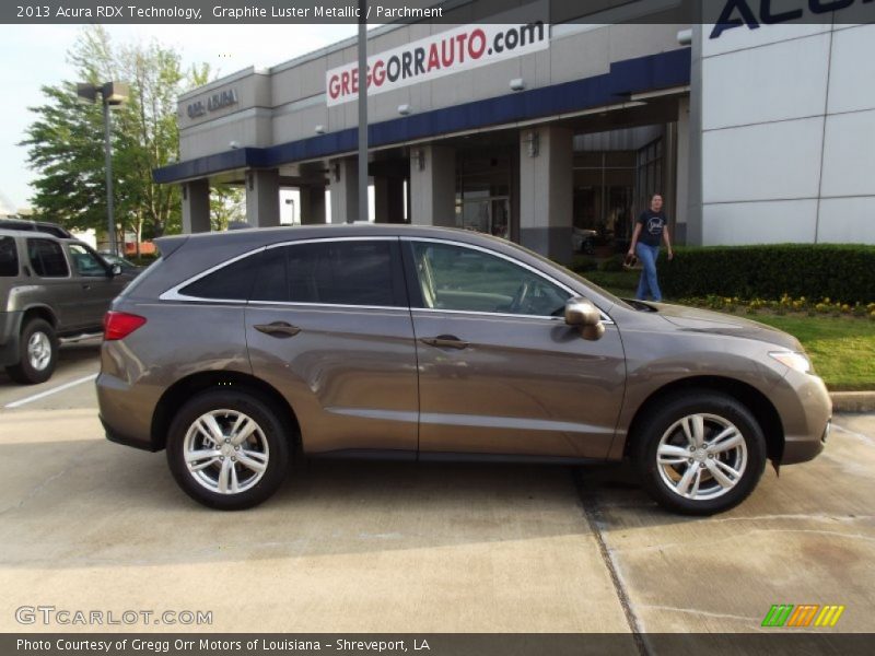 Graphite Luster Metallic / Parchment 2013 Acura RDX Technology