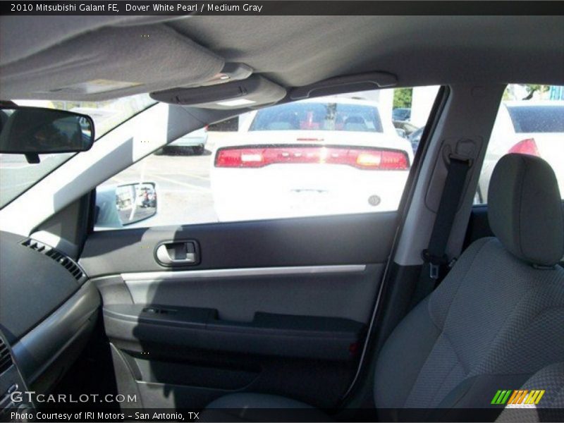 Dover White Pearl / Medium Gray 2010 Mitsubishi Galant FE
