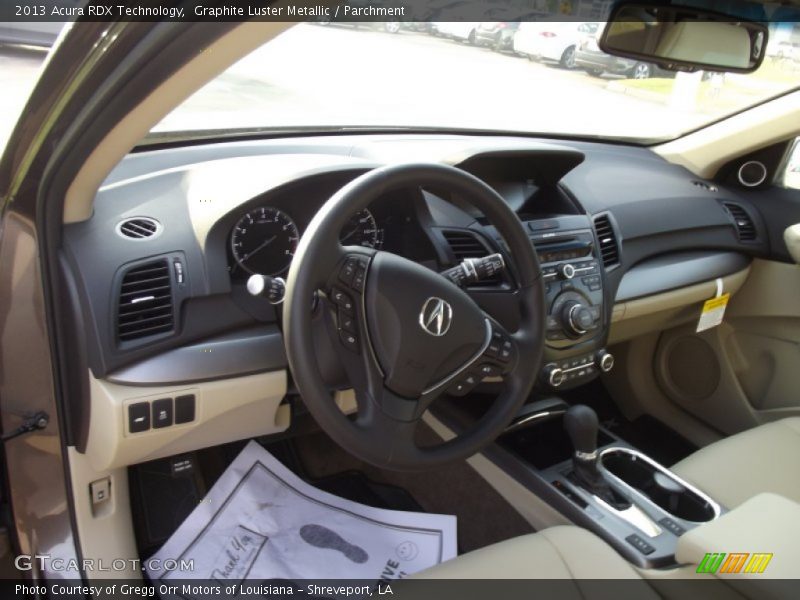 Graphite Luster Metallic / Parchment 2013 Acura RDX Technology