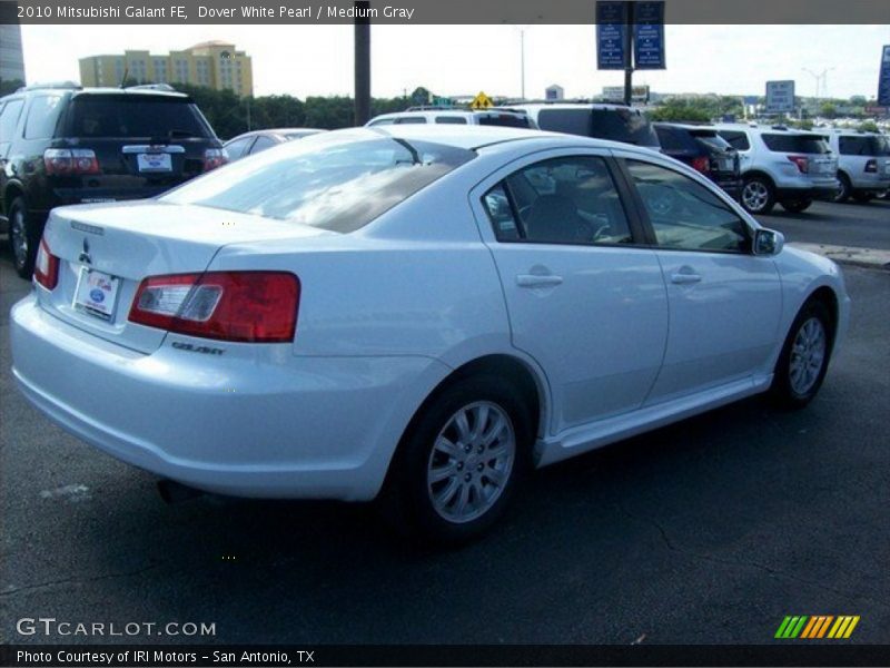 Dover White Pearl / Medium Gray 2010 Mitsubishi Galant FE