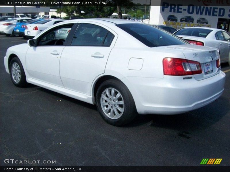 Dover White Pearl / Medium Gray 2010 Mitsubishi Galant FE