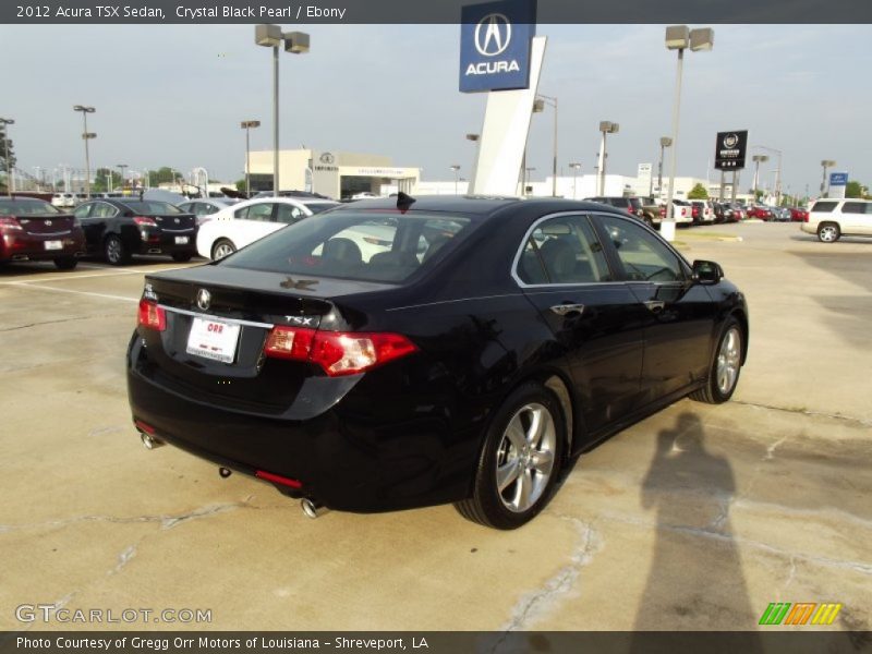 Crystal Black Pearl / Ebony 2012 Acura TSX Sedan