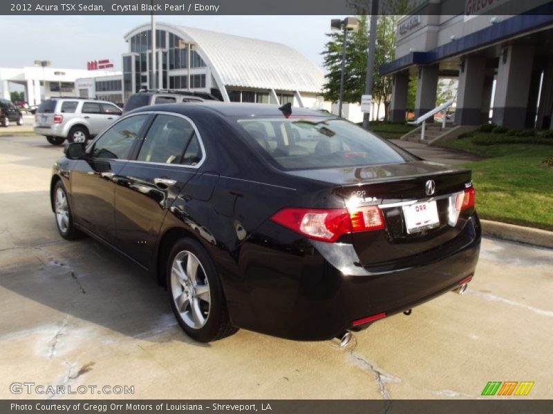 Crystal Black Pearl / Ebony 2012 Acura TSX Sedan