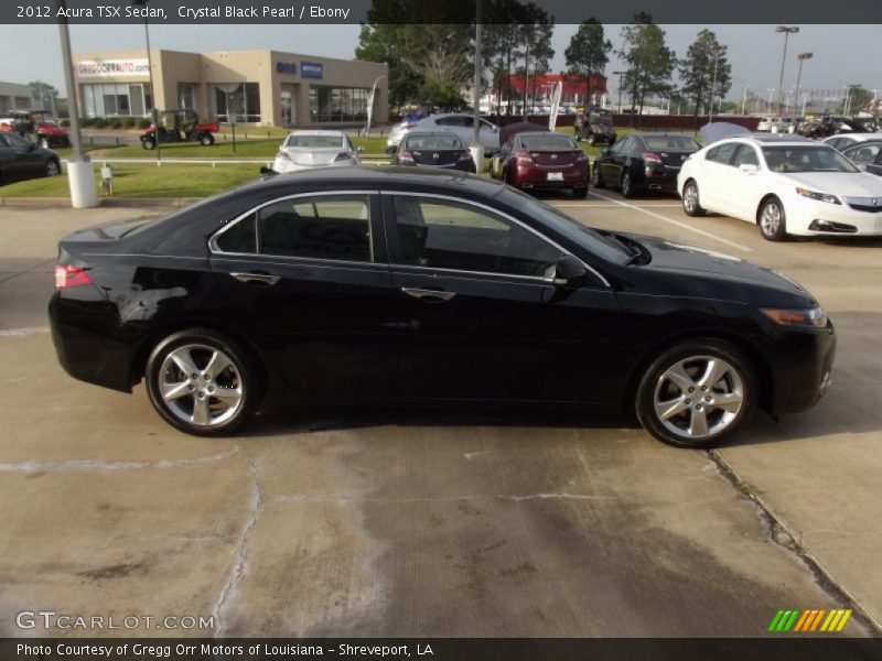 Crystal Black Pearl / Ebony 2012 Acura TSX Sedan