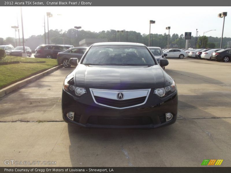 Crystal Black Pearl / Ebony 2012 Acura TSX Sedan