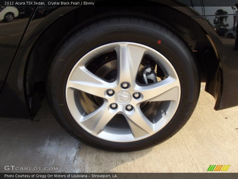 Crystal Black Pearl / Ebony 2012 Acura TSX Sedan