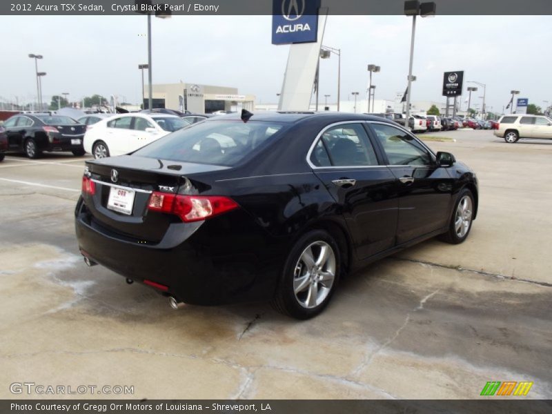 Crystal Black Pearl / Ebony 2012 Acura TSX Sedan