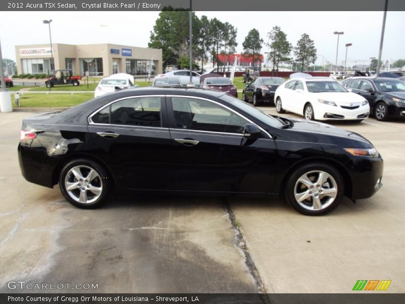 Crystal Black Pearl / Ebony 2012 Acura TSX Sedan