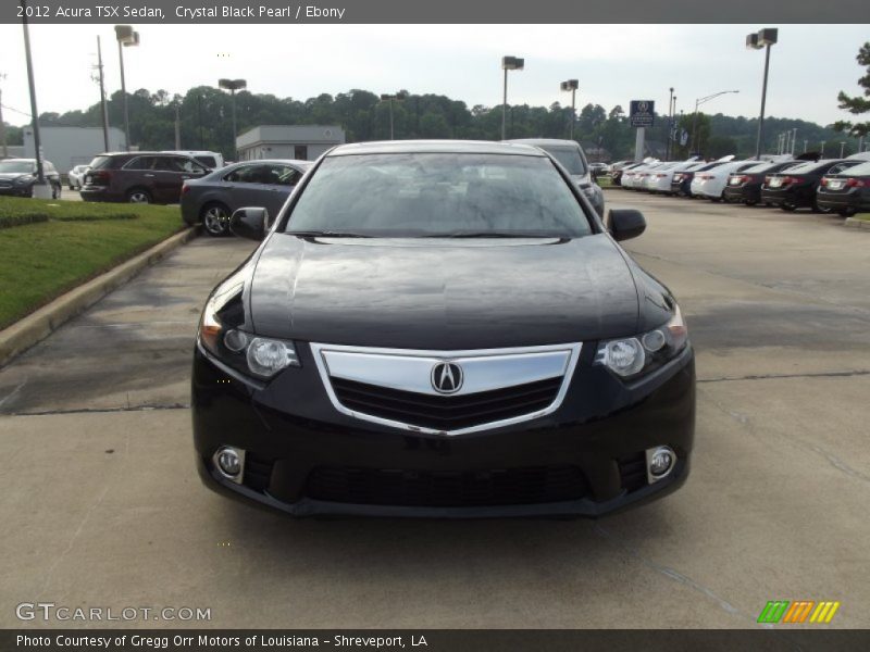 Crystal Black Pearl / Ebony 2012 Acura TSX Sedan