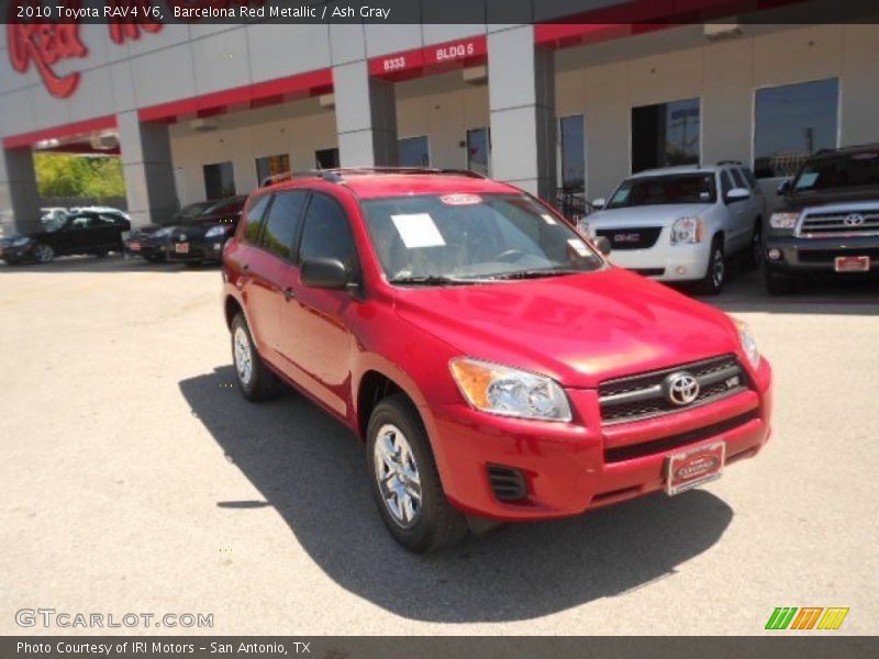 Barcelona Red Metallic / Ash Gray 2010 Toyota RAV4 V6