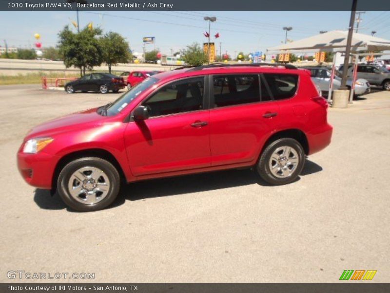 Barcelona Red Metallic / Ash Gray 2010 Toyota RAV4 V6