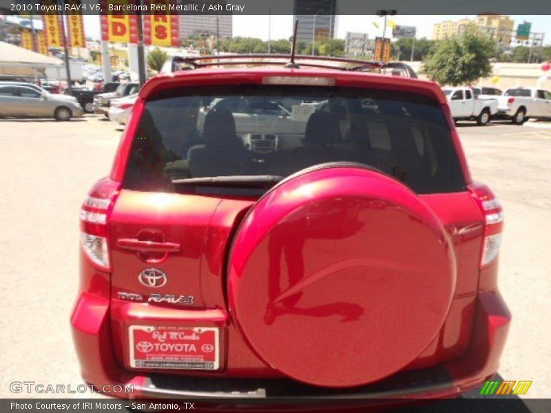 Barcelona Red Metallic / Ash Gray 2010 Toyota RAV4 V6