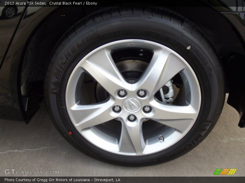 Crystal Black Pearl / Ebony 2012 Acura TSX Sedan