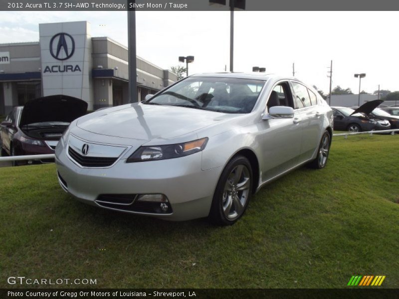Silver Moon / Taupe 2012 Acura TL 3.7 SH-AWD Technology