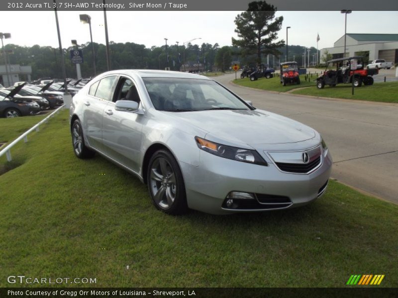 Silver Moon / Taupe 2012 Acura TL 3.7 SH-AWD Technology