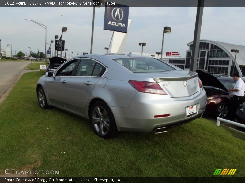 Silver Moon / Taupe 2012 Acura TL 3.7 SH-AWD Technology