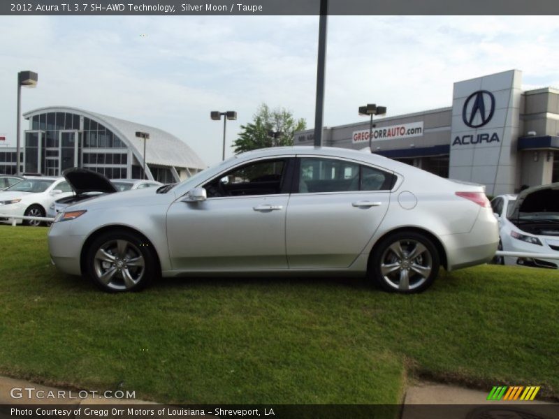Silver Moon / Taupe 2012 Acura TL 3.7 SH-AWD Technology