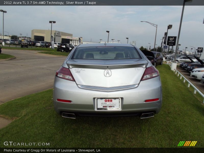Silver Moon / Taupe 2012 Acura TL 3.7 SH-AWD Technology