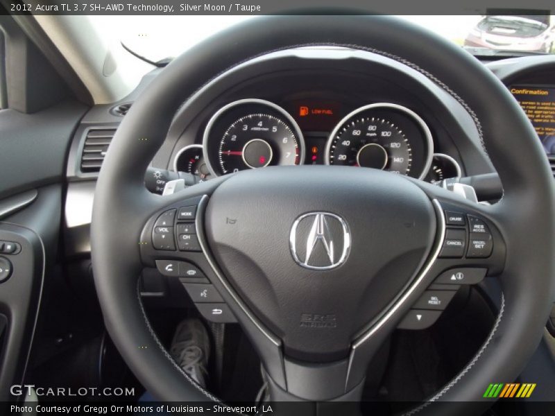Silver Moon / Taupe 2012 Acura TL 3.7 SH-AWD Technology