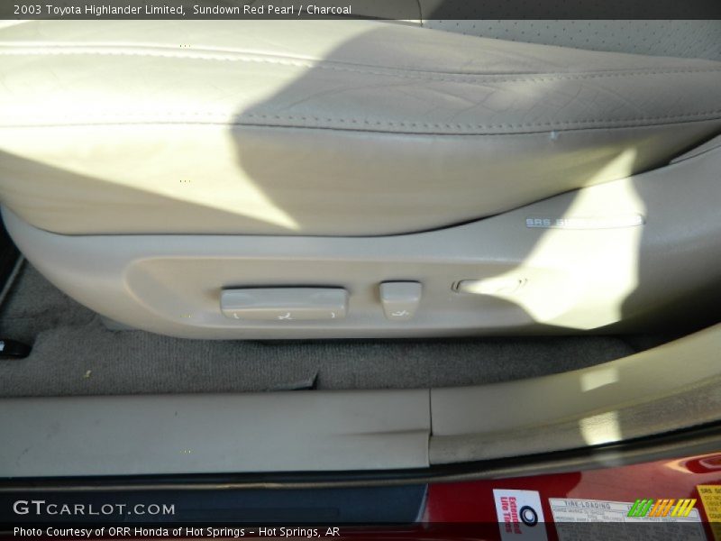 Sundown Red Pearl / Charcoal 2003 Toyota Highlander Limited