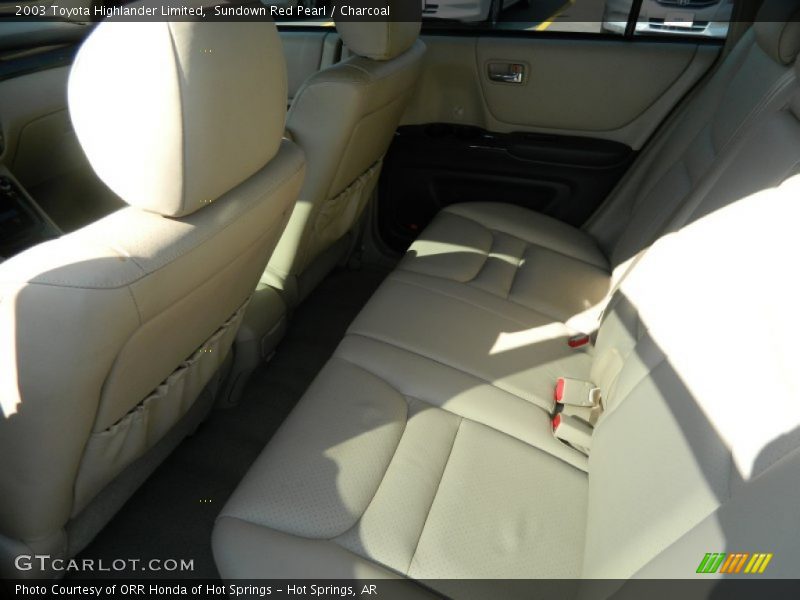 Sundown Red Pearl / Charcoal 2003 Toyota Highlander Limited