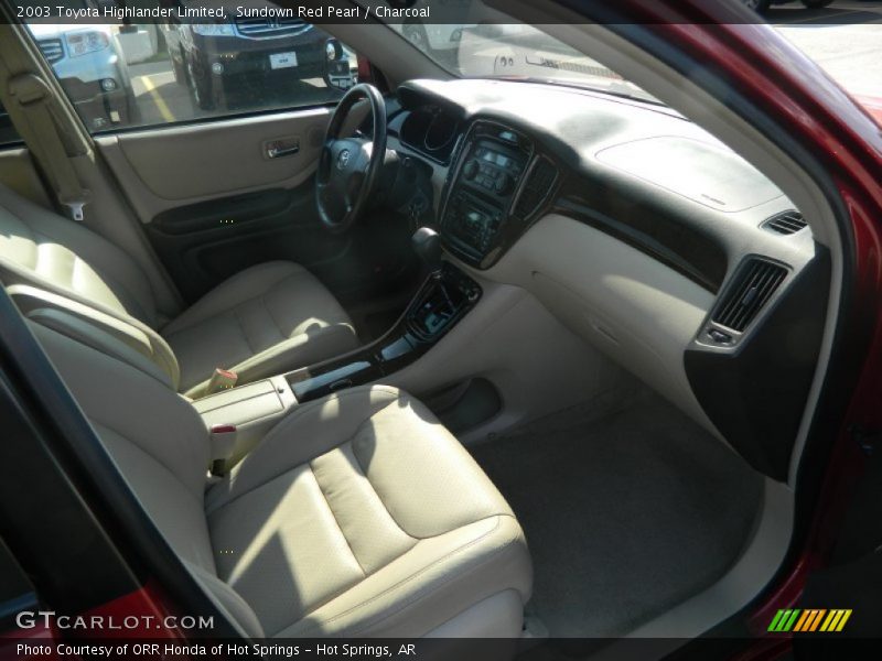 Sundown Red Pearl / Charcoal 2003 Toyota Highlander Limited