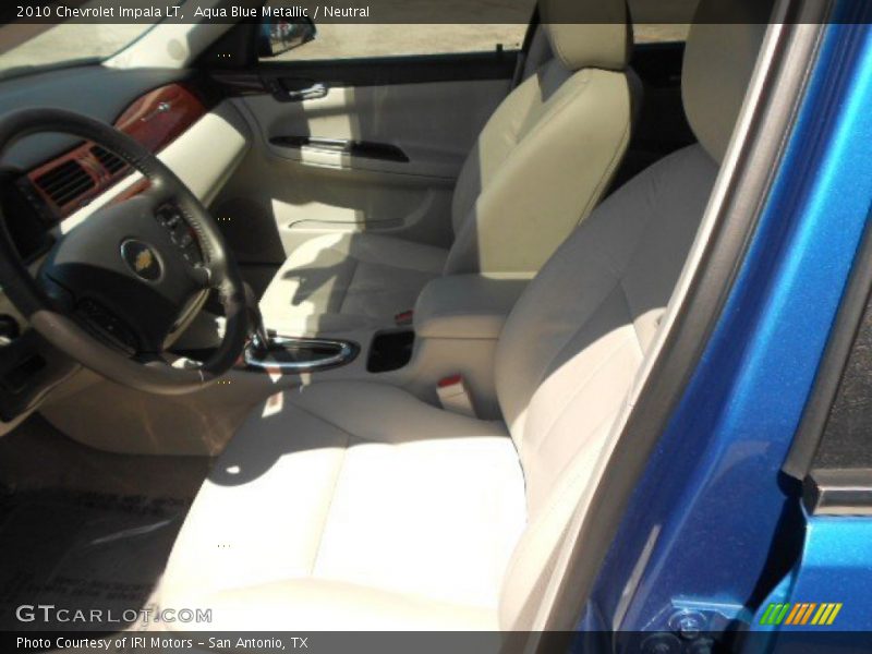 Aqua Blue Metallic / Neutral 2010 Chevrolet Impala LT