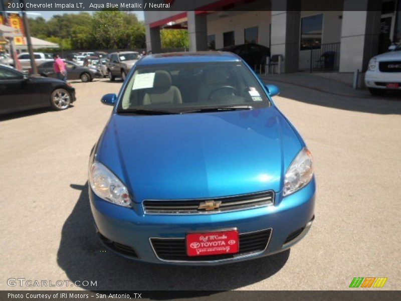 Aqua Blue Metallic / Neutral 2010 Chevrolet Impala LT