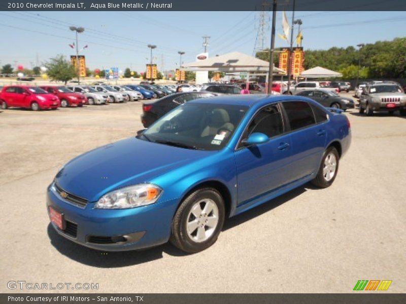 Aqua Blue Metallic / Neutral 2010 Chevrolet Impala LT