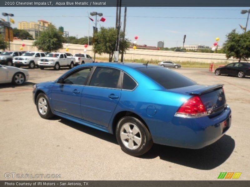 Aqua Blue Metallic / Neutral 2010 Chevrolet Impala LT