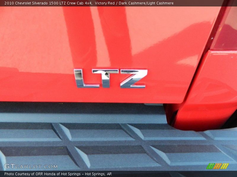 Victory Red / Dark Cashmere/Light Cashmere 2010 Chevrolet Silverado 1500 LTZ Crew Cab 4x4