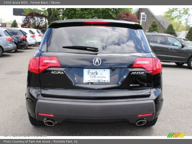 Formal Black / Ebony 2009 Acura MDX