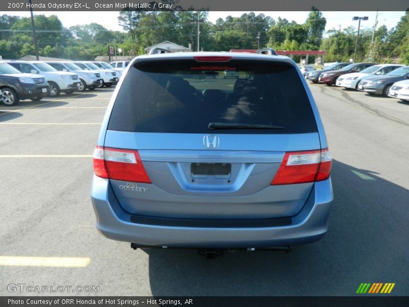 Ocean Mist Metallic / Gray 2007 Honda Odyssey EX-L