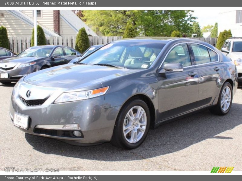 Polished Metal Metallic / Taupe 2009 Acura TL 3.5