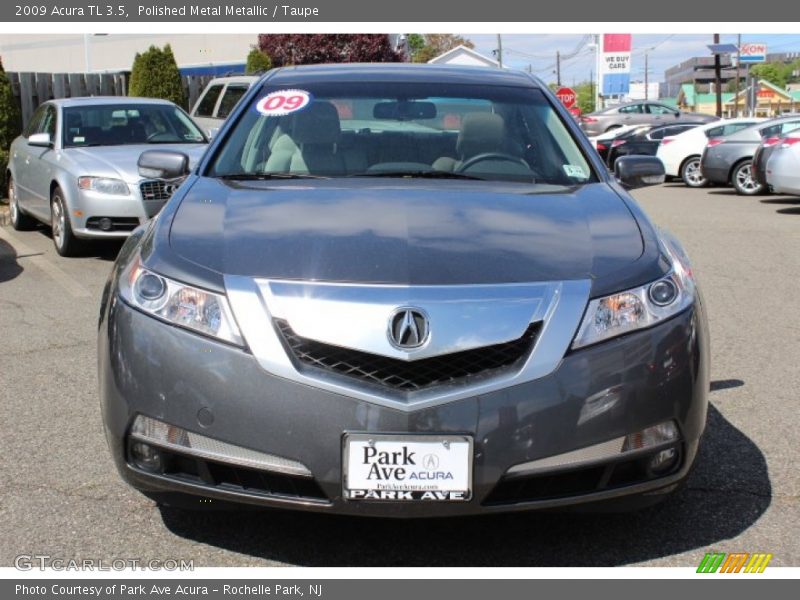 Polished Metal Metallic / Taupe 2009 Acura TL 3.5