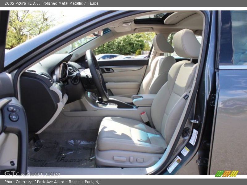 Polished Metal Metallic / Taupe 2009 Acura TL 3.5