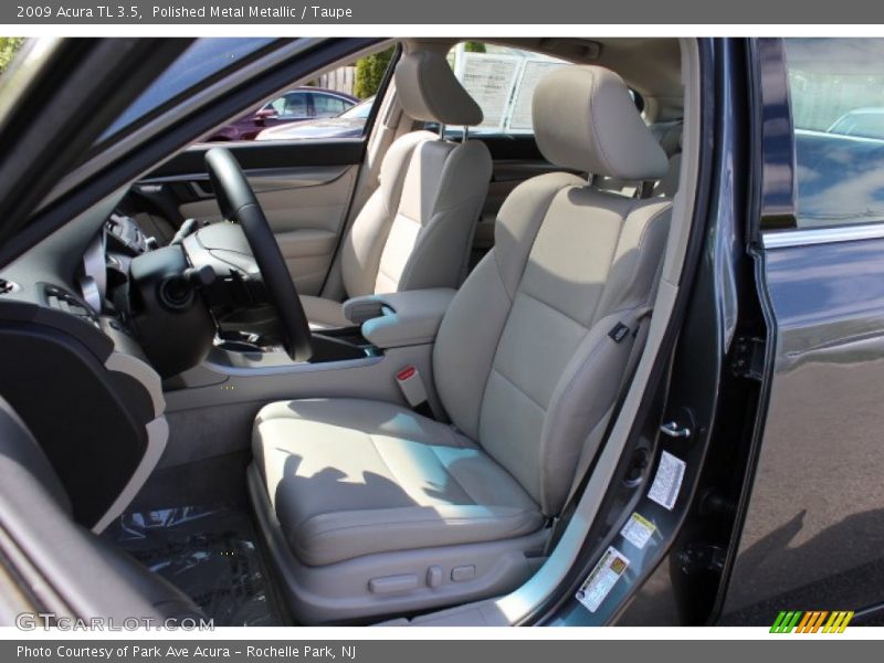 Polished Metal Metallic / Taupe 2009 Acura TL 3.5