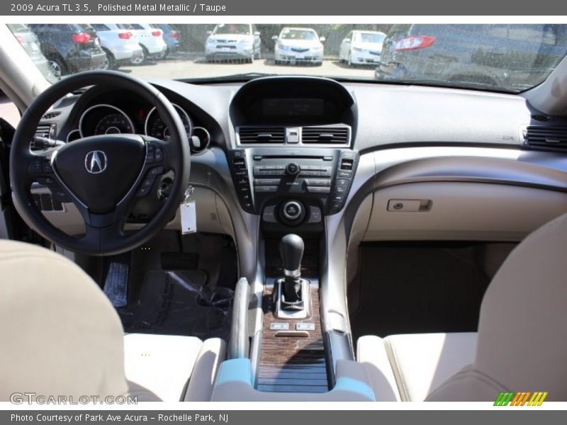 Polished Metal Metallic / Taupe 2009 Acura TL 3.5