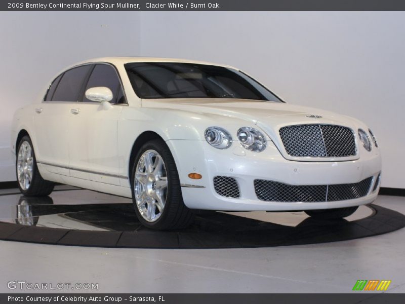 Glacier White / Burnt Oak 2009 Bentley Continental Flying Spur Mulliner