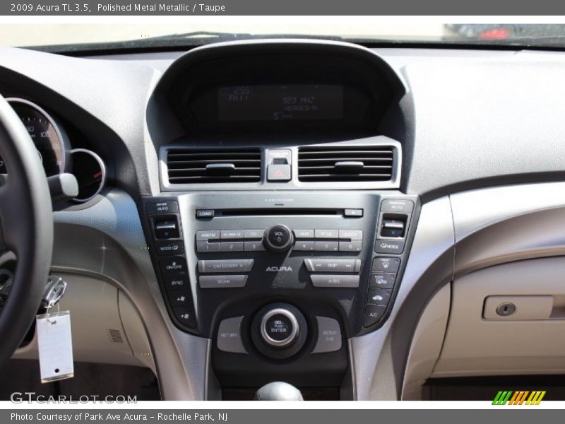 Polished Metal Metallic / Taupe 2009 Acura TL 3.5