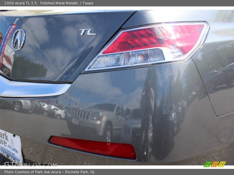 Polished Metal Metallic / Taupe 2009 Acura TL 3.5