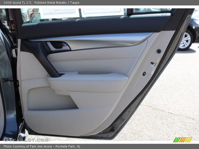 Polished Metal Metallic / Taupe 2009 Acura TL 3.5