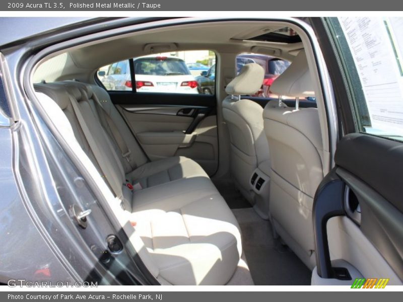 Polished Metal Metallic / Taupe 2009 Acura TL 3.5